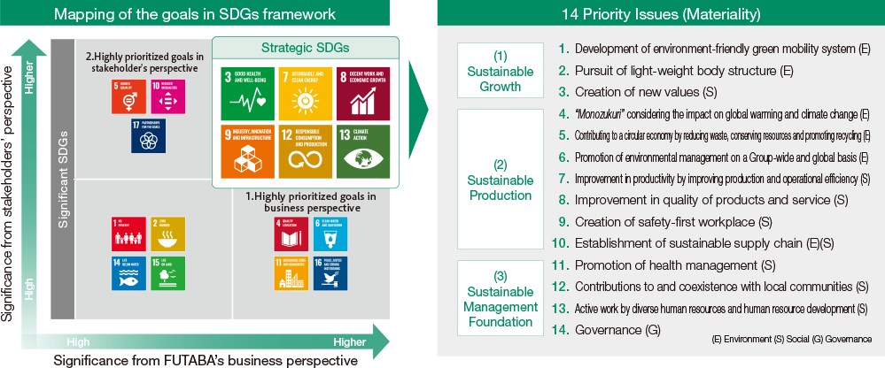 Establishment of Priority Issues